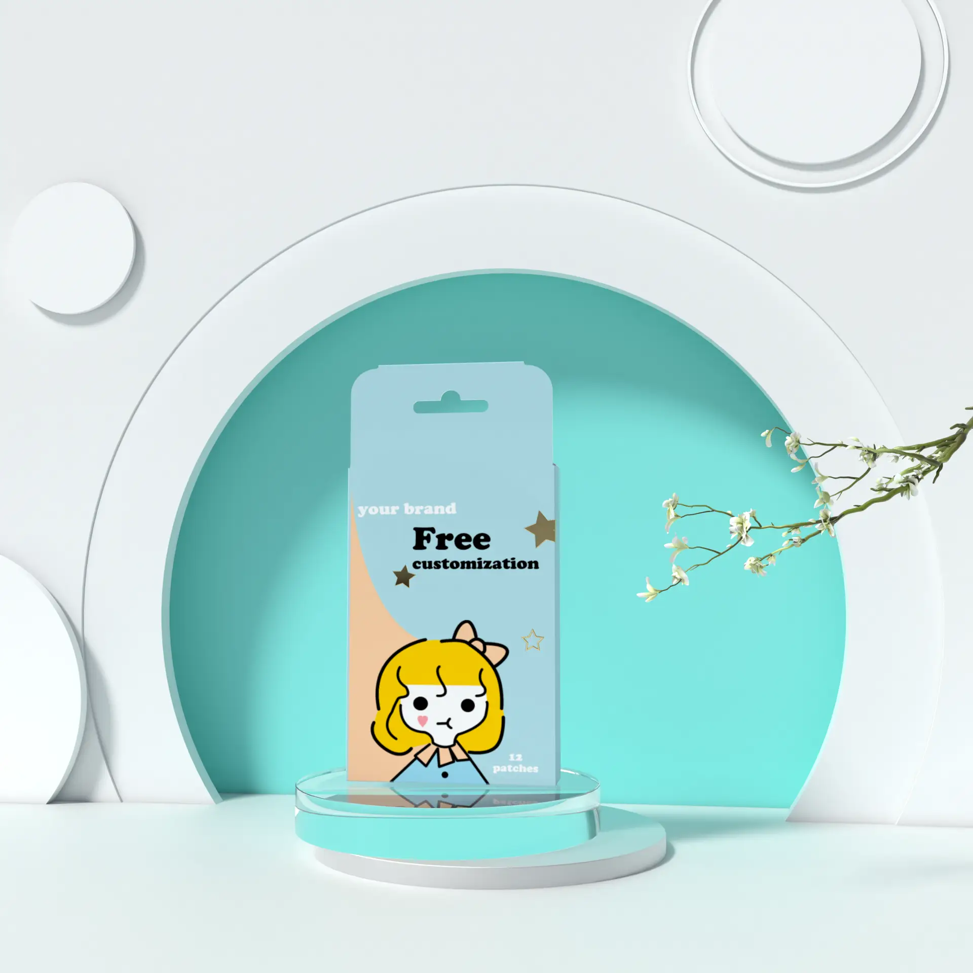 闪耀细粉星空痘痘贴